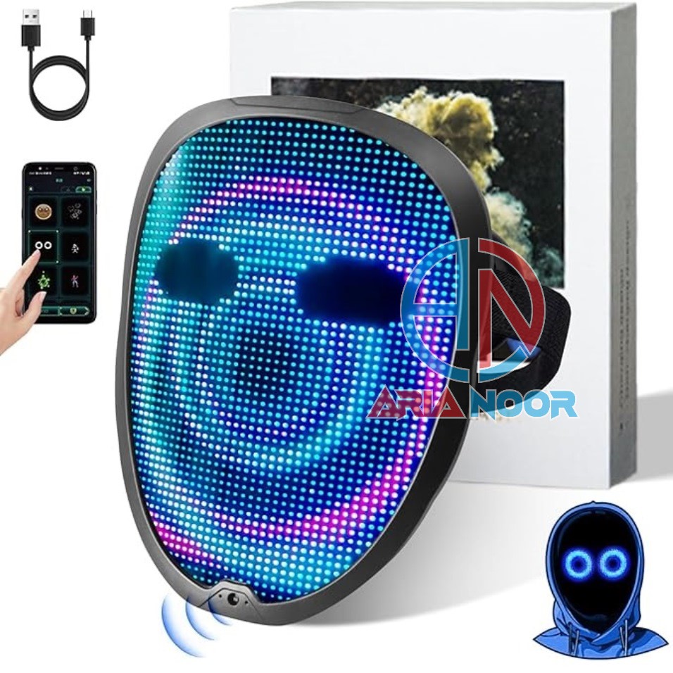 ماسک دی جی هزار چهره DJ LED ال ای دی