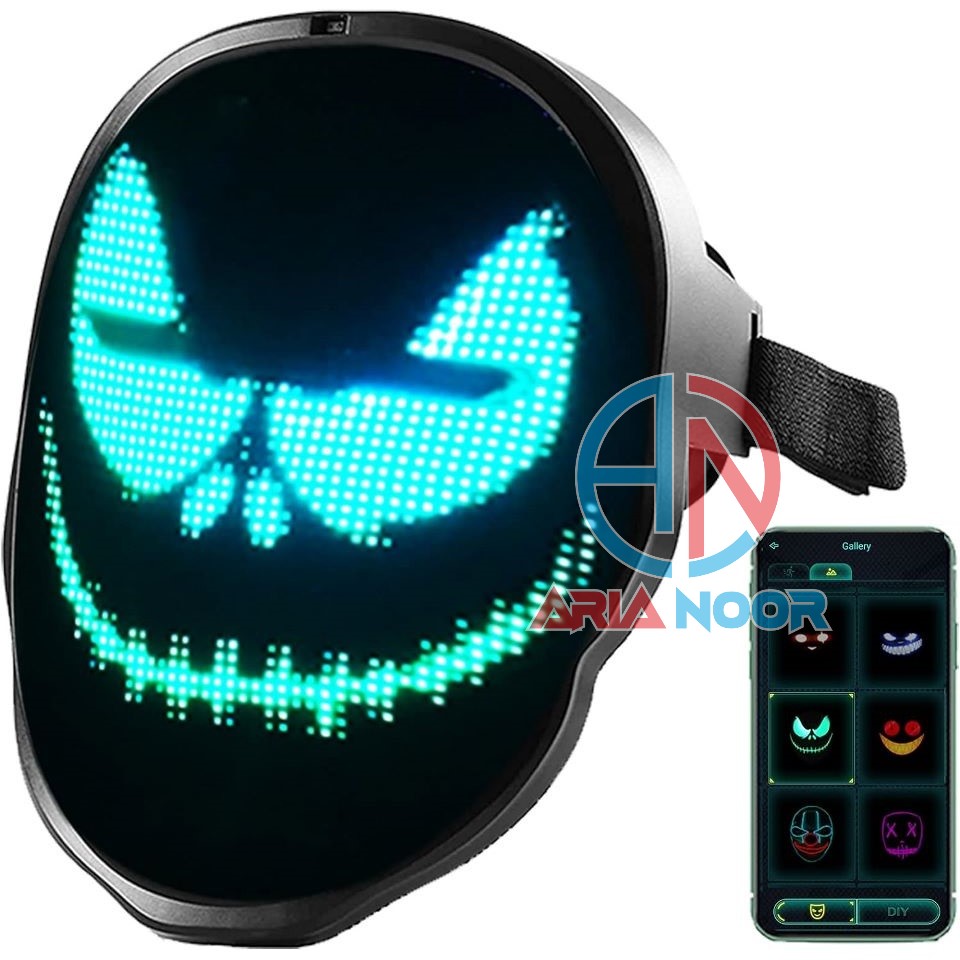 ماسک دی جی هزار چهره DJ LED ال ای دی
