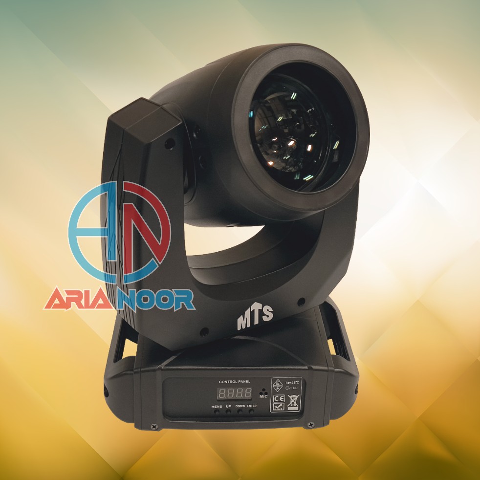مینی مووینگ بیم 100 وات LED گوبو دار رینگ لایت 2 عدد